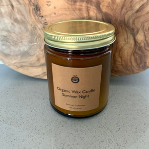 Organic Wax Candle Summer Night