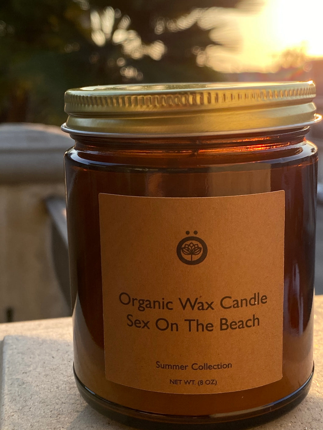 Organic Wax Candle Sex On The Beach